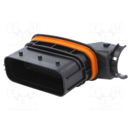 1 pcs x TE Connectivity - 1-1718324-1 - Connector: automotive, LEAVYSEAL, male, plug, PIN: 62(6+56), black