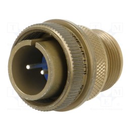 1 pcs x AMPHENOL - 97-3106A-16S-4P - Connector: circular, size 16S, 97, aluminium alloy, olive, plug