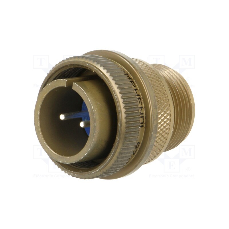 1 pcs x AMPHENOL - 97-3106A-16S-4P - Connector: circular, size 16S, 97, aluminium alloy, olive, plug