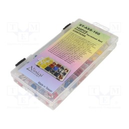 1 set x NINIGI - ST-ASS-160 - Kit: connectors, IDC,crimped, for cable, 160pcs.