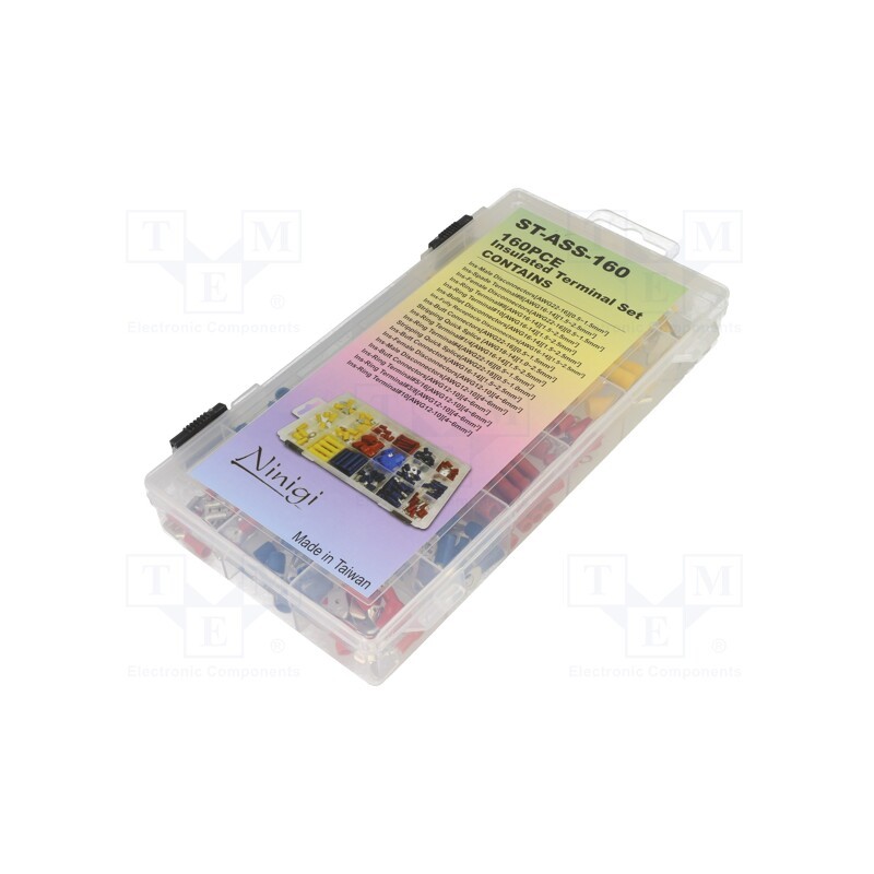 1 set x NINIGI - ST-ASS-160 - Kit: connectors, IDC,crimped, for cable, 160pcs.