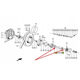 239109 0 threshing drum variator seal