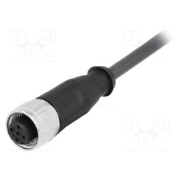 1 pcs x HARTING - 21348500491050 - Plug, M12, PIN: 4, female, A code-DeviceNet / CANopen, 5m, straight