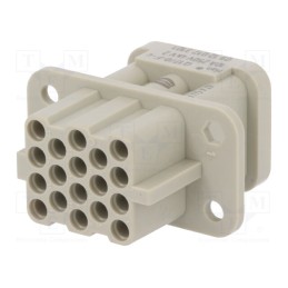 1 pcs x HARTING - 9120173101 - Connector: HDC, contact insert, female, Han Q, PIN: 18, 17+PE, 10A
