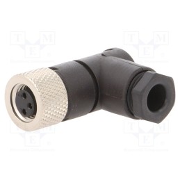1 pcs x MURR ELEKTRONIK - 7000-08521-0000000 - Connector: M8, female, PIN: 3, angled 90°, for cable, plug, 4A, IP67