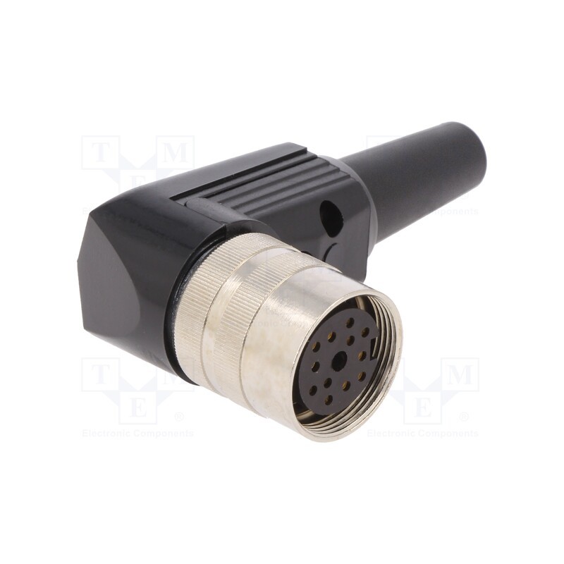 1 pcs x LUMBERG - WKV 120 - Connector: M16, plug, female, soldering, for cable, PIN: 12, 3A, 60V