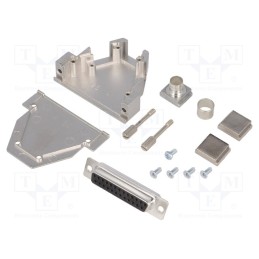 1 pcs x ENCITECH - DCRP25-DBS-CF65-CS80-K - D-Sub, PIN: 25, plug, female, soldering, for cable, black