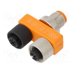 1 pcs x LUMBERG AUTOMATION - 11119 ASBS 2 M12-4S-90 - T adapter, M12 male,M12 female x2, A code-DeviceNet / CANopen