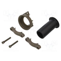 1 pcs x AMPHENOL - 97-3057-1016-1 - Cable hood and fastener, size 24,size 28, 97, zinc alloy, olive