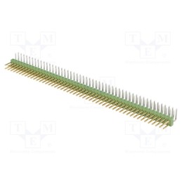 1 pcs x TE Connectivity - 5-826634-0 - Pin header, pin strips, AMPMODU MOD II, male, PIN: 100, angled 90°