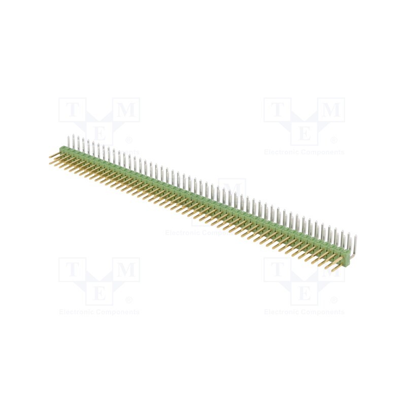1 pcs x TE Connectivity - 5-826634-0 - Pin header, pin strips, AMPMODU MOD II, male, PIN: 100, angled 90°