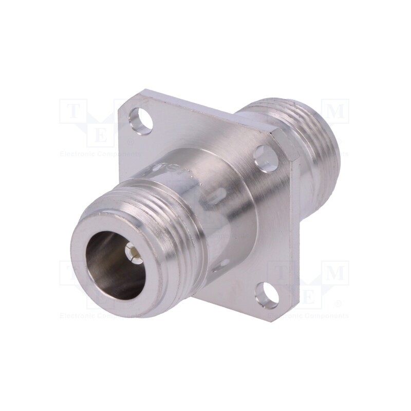 1 pcs x TELEGu00c4RTNER - J01024A0005 - Coupler, N socket,both sides, straight, PTFE, gold-plated