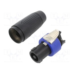 1 pcs x NEUTRIK - NLT4FXX-BAG - Connector: circular, soldering, female, speakON STX, 9÷16mm, 6mm2