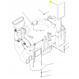 Cat Crawler Excavator Cabin Air Filter