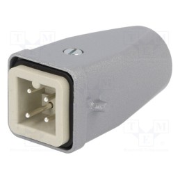 1 pcs x LAPP - EPIC KIT H-A 3 SS MTGV M20 - Connector: HDC, plug, male, EPIC KIT, PIN: 4, 3+PE, size H-A 3, M20