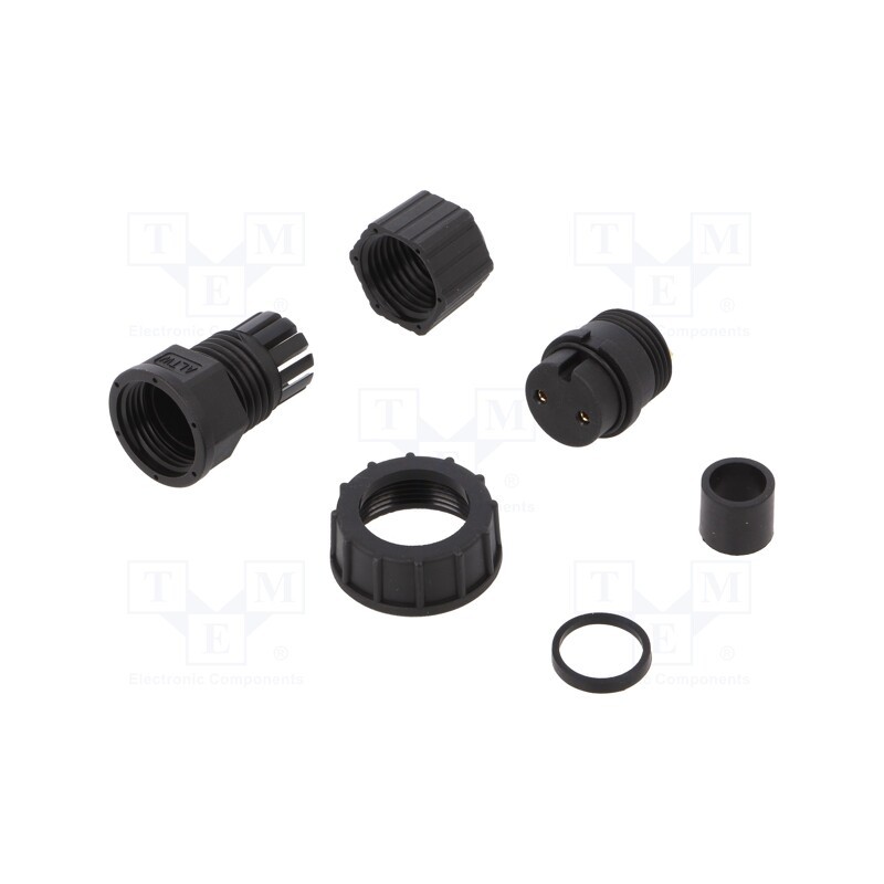 1 pcs x AMPHENOL LTW - DC-02BFFB-SL7001 - Connector: circular, plug, size D, female, PIN: 2, gold-plated, 20A