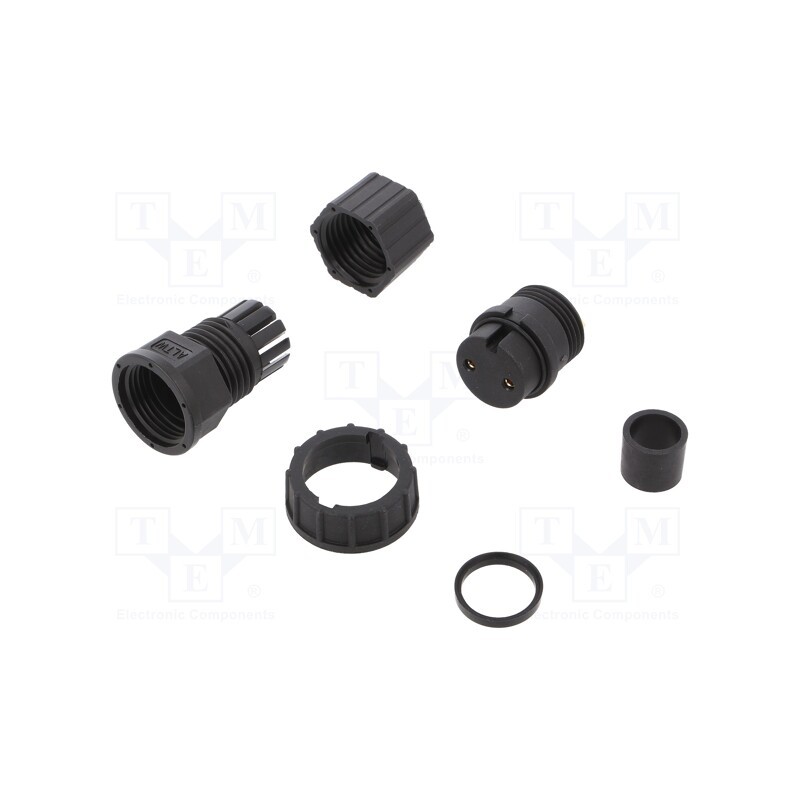 1 pcs x AMPHENOL LTW - DC-02BFFB-LL7001 - Connector: circular, plug, size D, female, PIN: 2, gold-plated, 20A