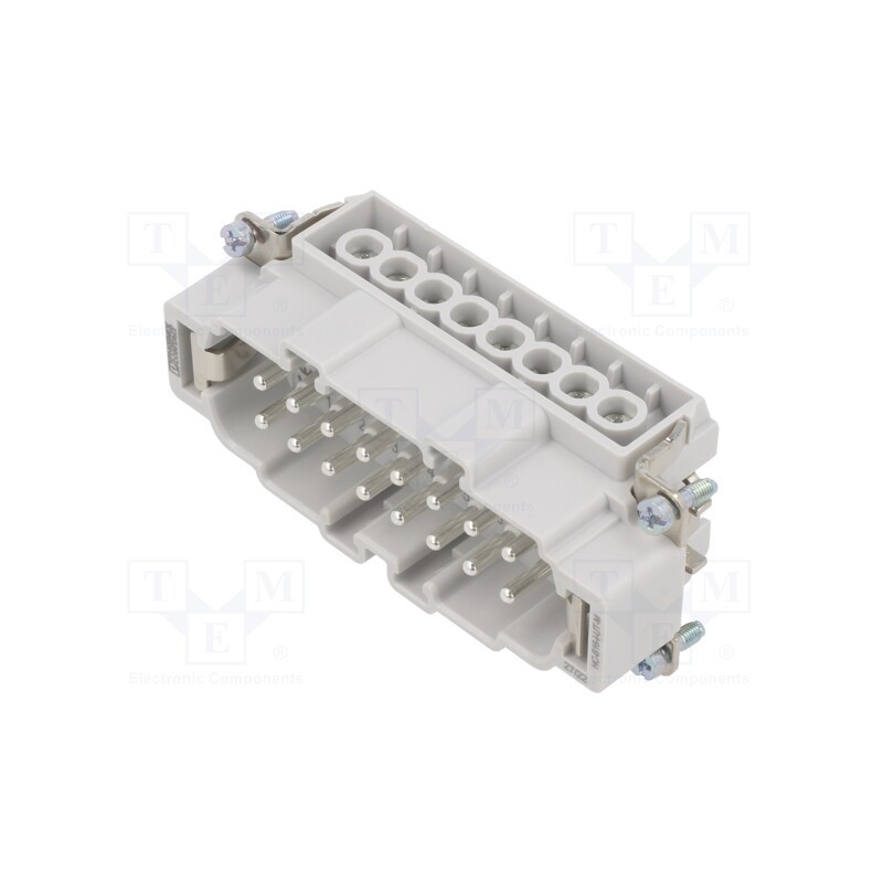 1 pcs x PHOENIX CONTACT - 1648238 - Connector: HDC, male, 500V, 16A, PIN: 16, Layout: 16+PE, 0.5÷2.5mm2