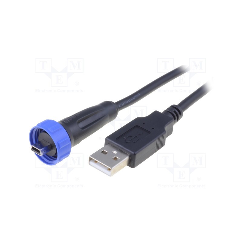 1 pcs x BULGIN - PX0441/2M00 - Transition: adapter cable, internal thread, USB Buccaneer, IP68
