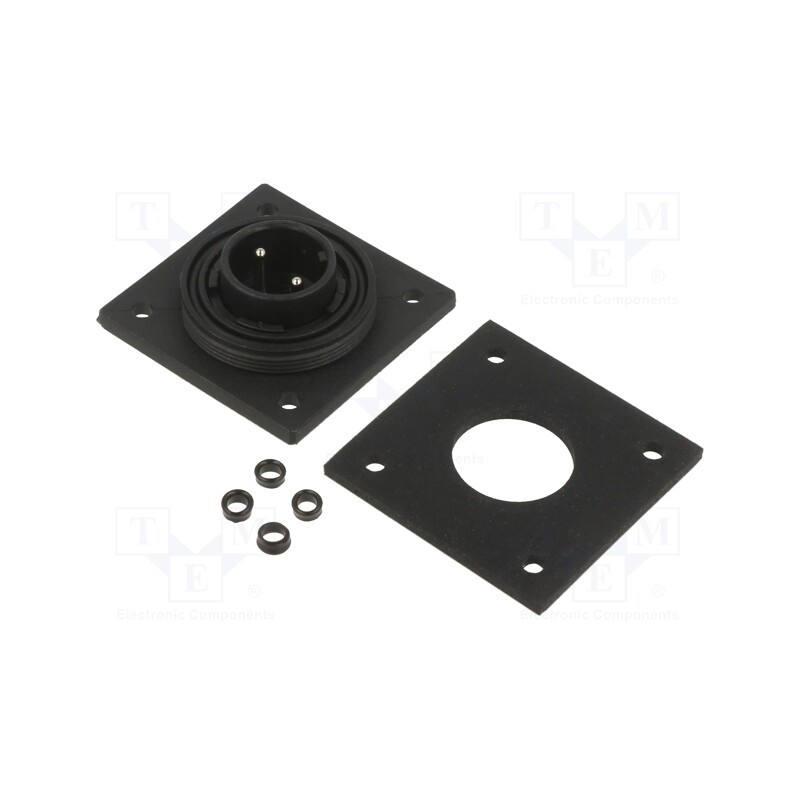 1 pcs x BULGIN - PX0764/P - Connector: circular, socket, male, PIN: 2, Standard Buccaneer®