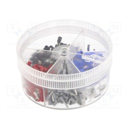 1 set x VOGT - 4950 - Kit: bootlace ferrules, insulated, 400pcs.