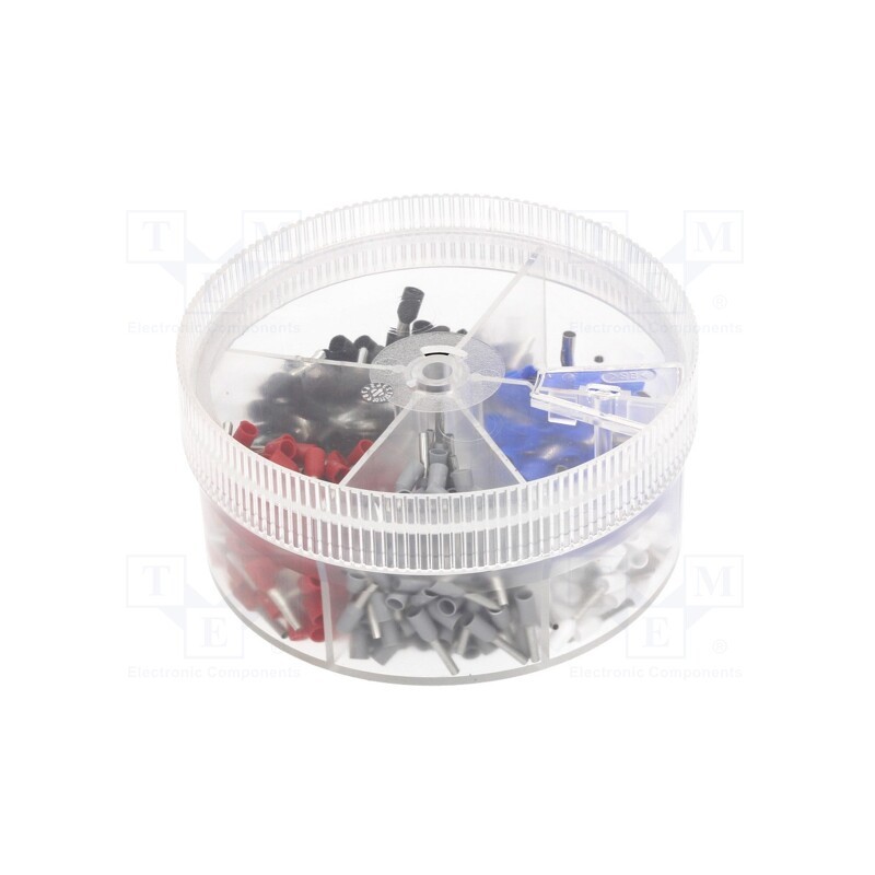 1 set x VOGT - 4950 - Kit: bootlace ferrules, insulated, 400pcs.