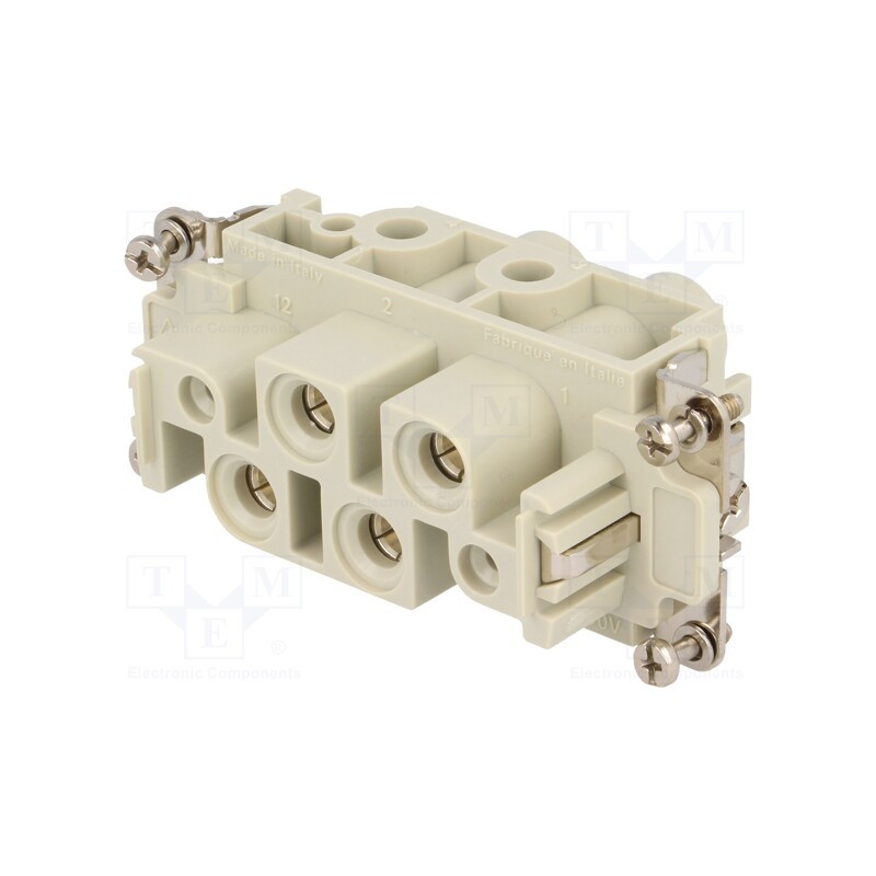 1 pcs x ILME - CXF 4/0 - Connector: HDC, contact insert, female, CX, PIN: 4, 4+PE, size 77.27