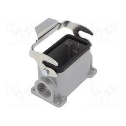 1 pcs x AMPHENOL - C14610N0108021 - Enclosure: for HDC connectors, C146, size E10, with latch, M25
