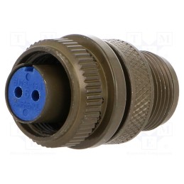 1 pcs x AMPHENOL - 97-3106A-10SL-4S - Connector: circular, size 10SL, 97, aluminium alloy, olive, plug
