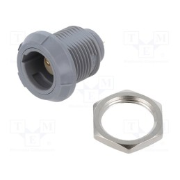 1 pcs x LEMO - PLG.M0.2GL.LG - Connector: circular, 1P, plug, female, PIN: 2, soldering, 10A, IP50