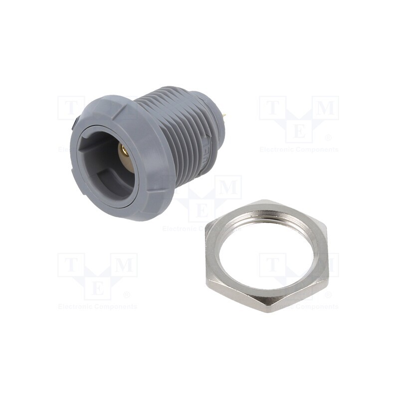 1 pcs x LEMO - PLG.M0.2GL.LG - Connector: circular, 1P, plug, female, PIN: 2, soldering, 10A, IP50