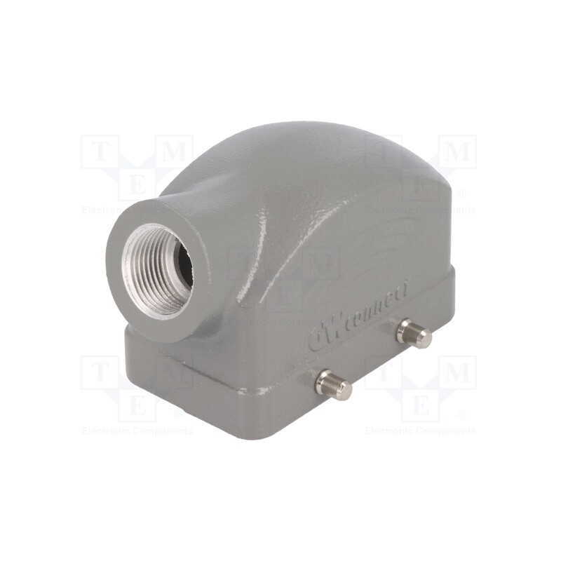 1 pcs x MOLEX - 93601-1741 - Enclosure: for HDC connectors, size 10B, for cable, angled, metal