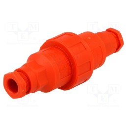 1 pcs x BULGIN - PX0777/OR - Transition: cable joint, screw terminal, Buccaneer, Øcable: 3÷9mm