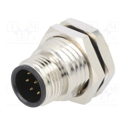 1 pcs x ATTEND - 216A-08MSF - Socket, M12, PIN: 8, male, A code-DeviceNet / CANopen, THT, IPX7