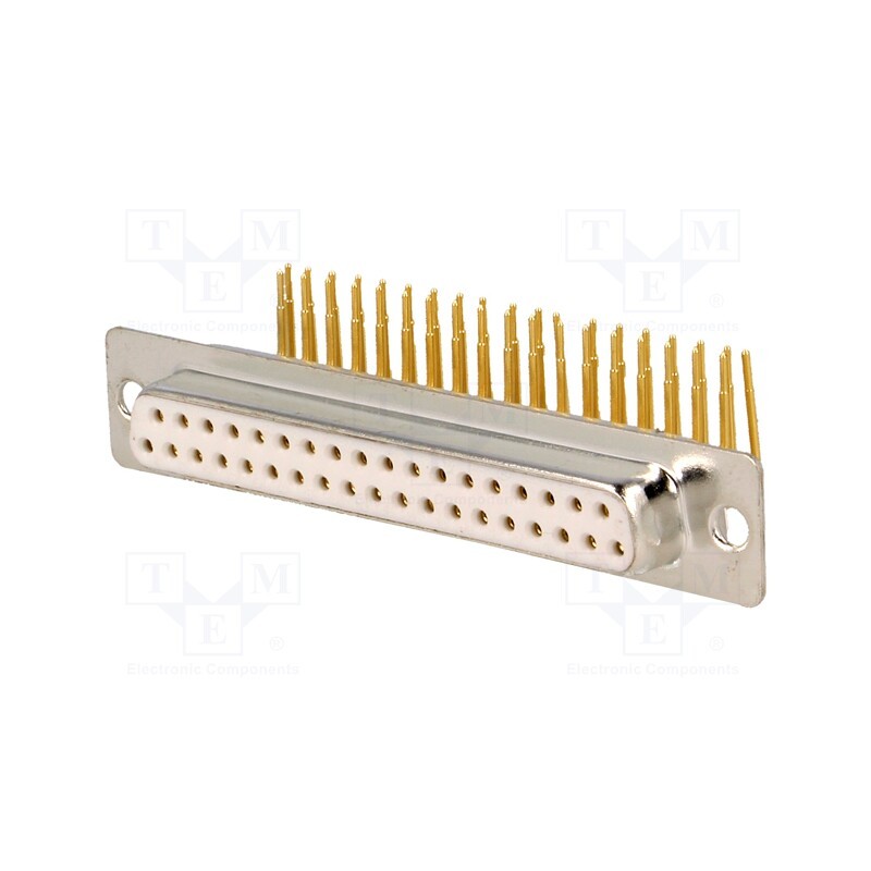 1 pcs x CONNFLY - DS1034-03-37FWN8SS - D-Sub, PIN: 37, socket, female, on PCBs, angled 90°, THT