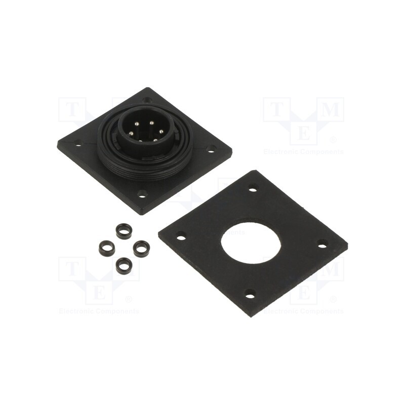 1 pcs x BULGIN - PX0767/P - Connector: circular, socket, male, PIN: 6, Standard Buccaneer®