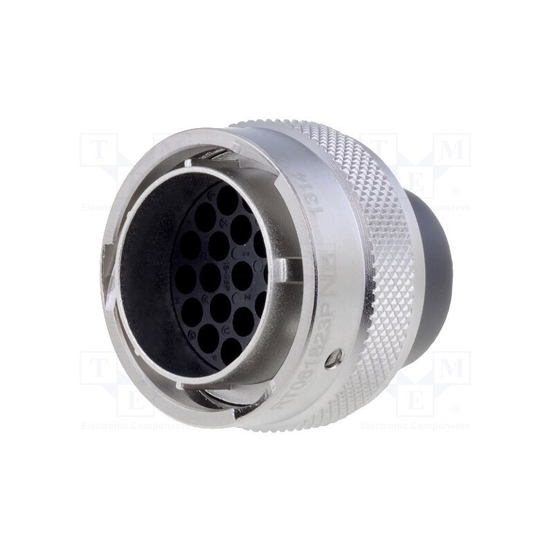 1 pcs x AMPHENOL - RT061823PNH - Connector: circular, RT360, plug, male, for cable, PIN: 23, straight