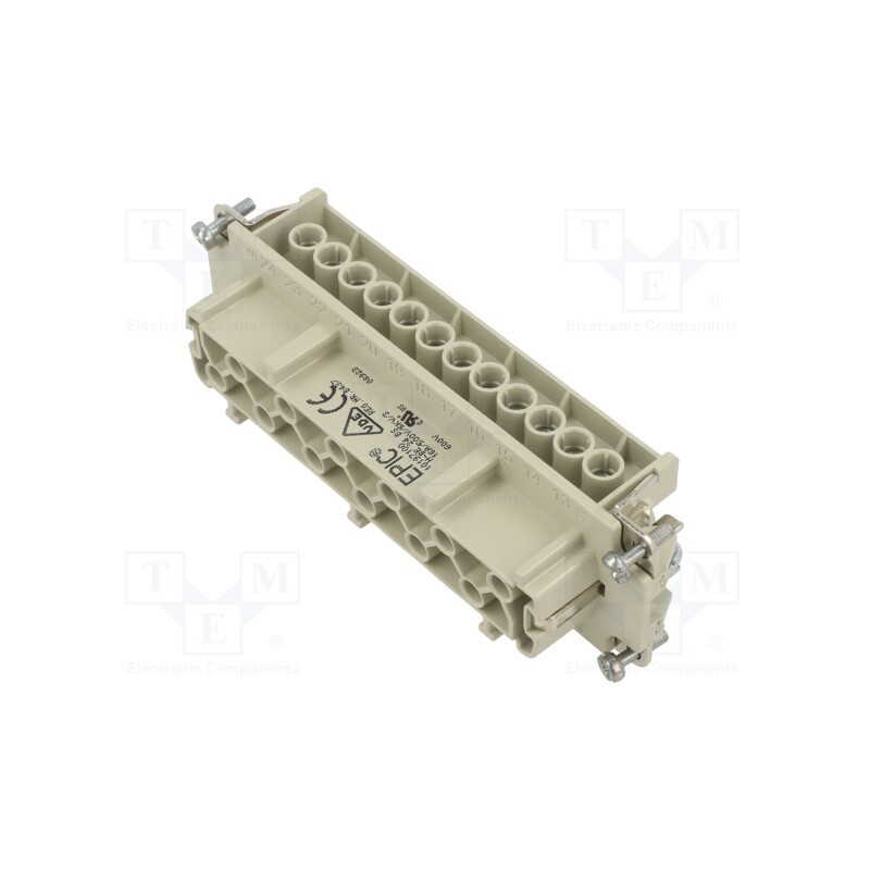 1 pcs x LAPP - 10197100 - Connector: HDC, contact insert, female, EPIC H-BE, PIN: 24, 24+PE