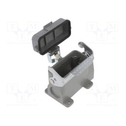 1 pcs x DEGSON ELECTRONICS - D10A-SF-1L-CV-M25 - Enclosure: for HDC connectors, size D10A, with latch, with cover