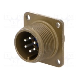 1 pcs x AMPHENOL - 97-3102A-14S-6P - Connector: circular, size 14S, 97, aluminium alloy, olive, socket