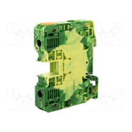 1 pcs x WAGO - 285-137 - Splice terminal: rail, 6÷35mm2, ways: 1, terminals: 2, yellow-green