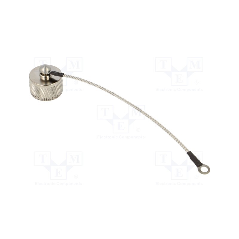 1 pcs x AMPHENOL AIR - D38999/33F11R - Accessories: protection cover, size 11, silver, aluminium alloy