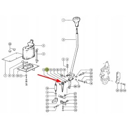 649011 1 gear shift spring