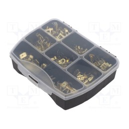 1 set x BM GROUP - BM01290/180 - Kit: connectors, crimped, for cable, non-insulated, 180pcs.