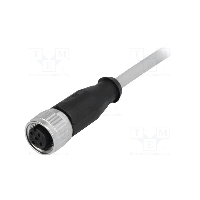 1 pcs x HARTING - 21348500484075 - Plug, M12, PIN: 4, female, A code-DeviceNet / CANopen, 7.5m, cables