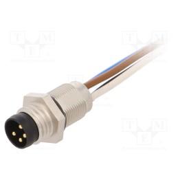 1 pcs x LAPP - 22260101 - Connector: M8, male, PIN: 4, for panel mounting,rear side nut