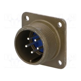 1 pcs x AMPHENOL - 97-3102A-16S-8P - Connector: circular, size 16S, 97, aluminium alloy, olive, socket