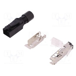 1 pcs x HARTING - 9451511120 - Plug, RJ45, PIN: 4, Cat: 5, shielded, Layout: 8p4c, Øcable: 4.5÷8mm