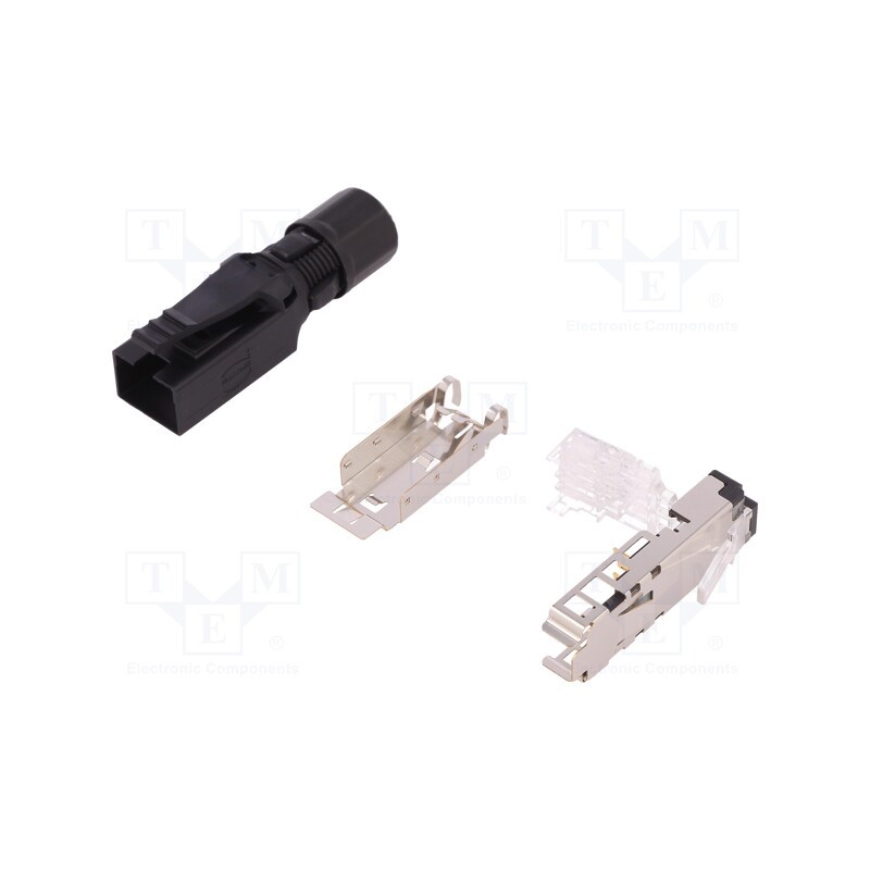 1 pcs x HARTING - 9451511120 - Plug, RJ45, PIN: 4, Cat: 5, shielded, Layout: 8p4c, Øcable: 4.5÷8mm