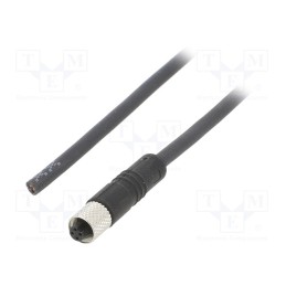 1 pcs x BINDER - 79 3102 52 03 - Connector: M5, plug, 707, female, PIN: 3, unshielded, gold-plated, 1A